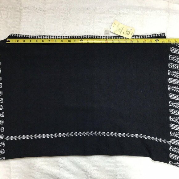 NEW Soft Surroundings Sedona Shrug Womens Small Medium Poncho Fringe NWT Sweater - Picture 7 of 8